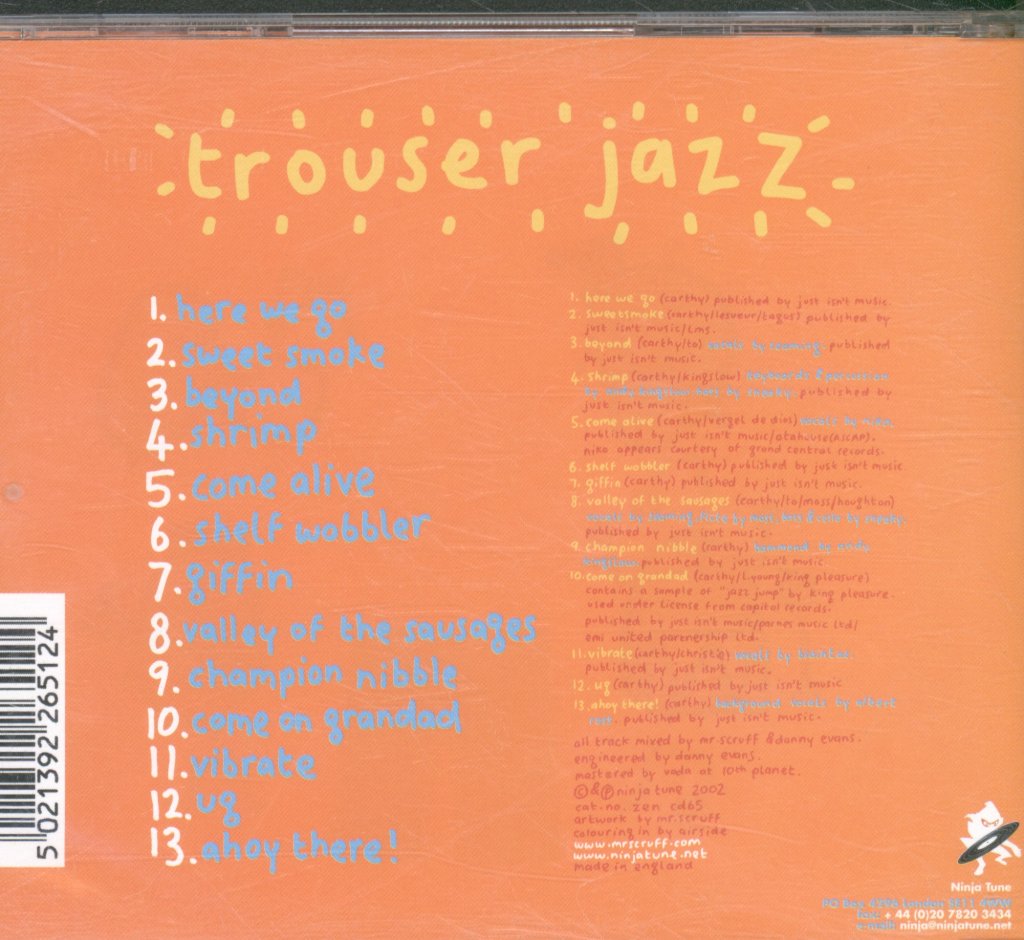 Mr Scruff - Trouser Jazz - Cd