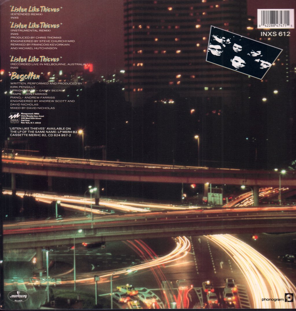 INXS - Listen Like Thieves - 12 Inch