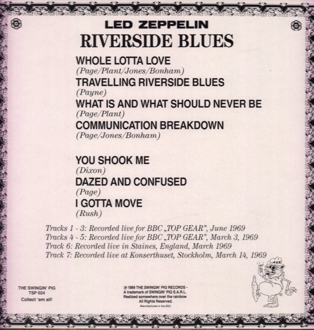 Led Zeppelin - Riverside Blues - Lp