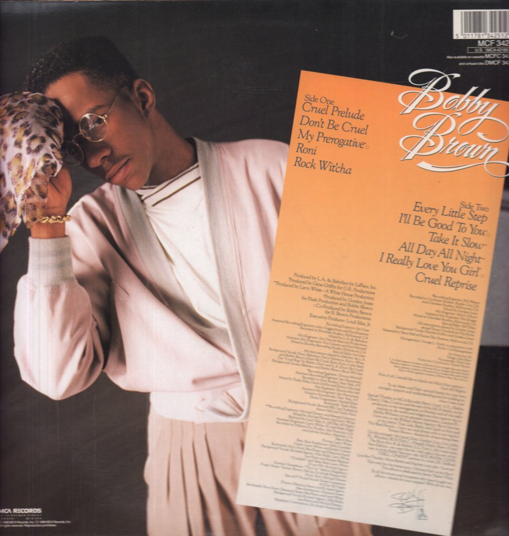 Bobby Brown - Don't Be Cruel - Lp
