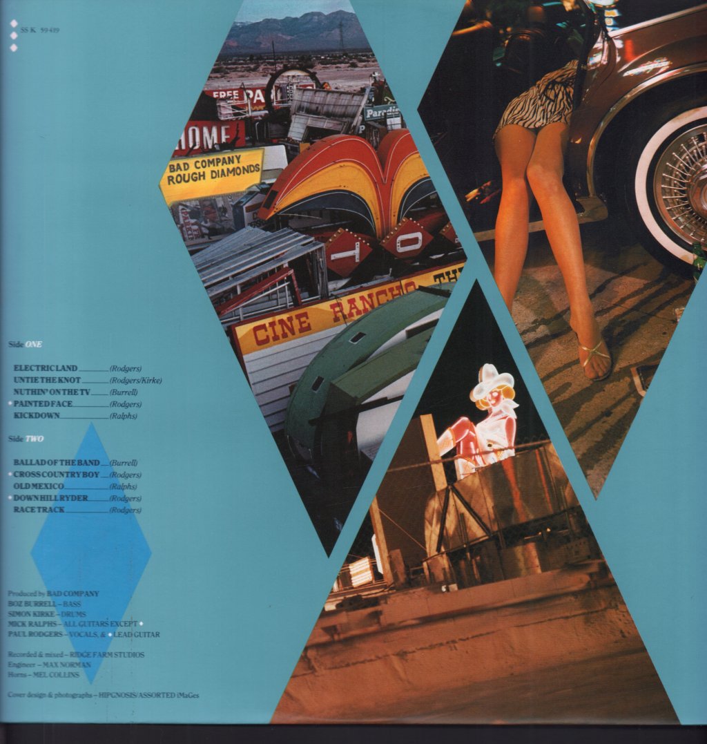 Bad Company (Rock Group) - Rough Diamonds - Lp