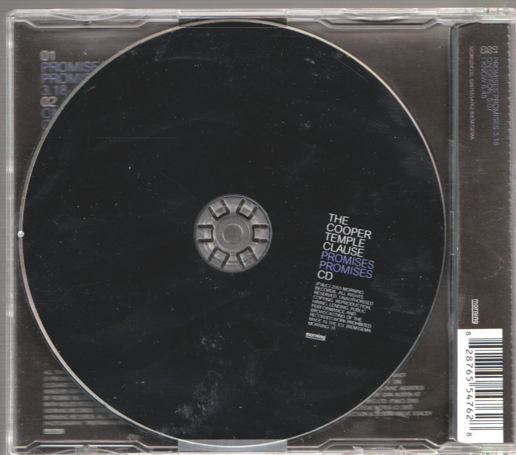 Cooper Temple Clause - Promises Promises - Cd