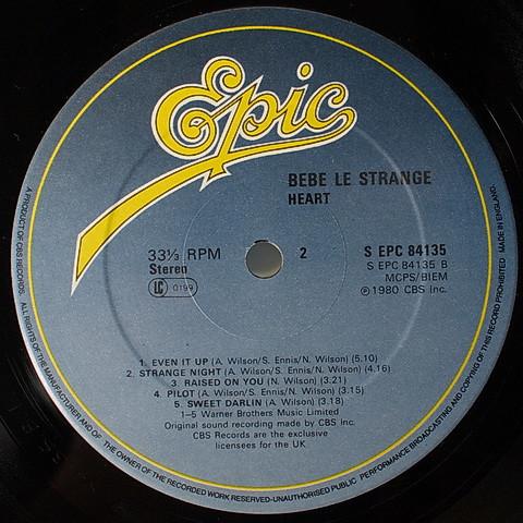 Heart - Bebe Le Strange - Lp