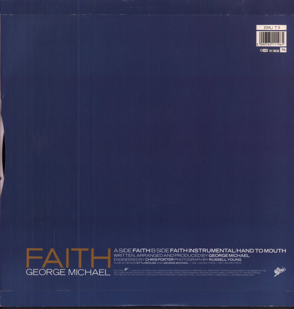 George Michael - Faith - 12 Inch