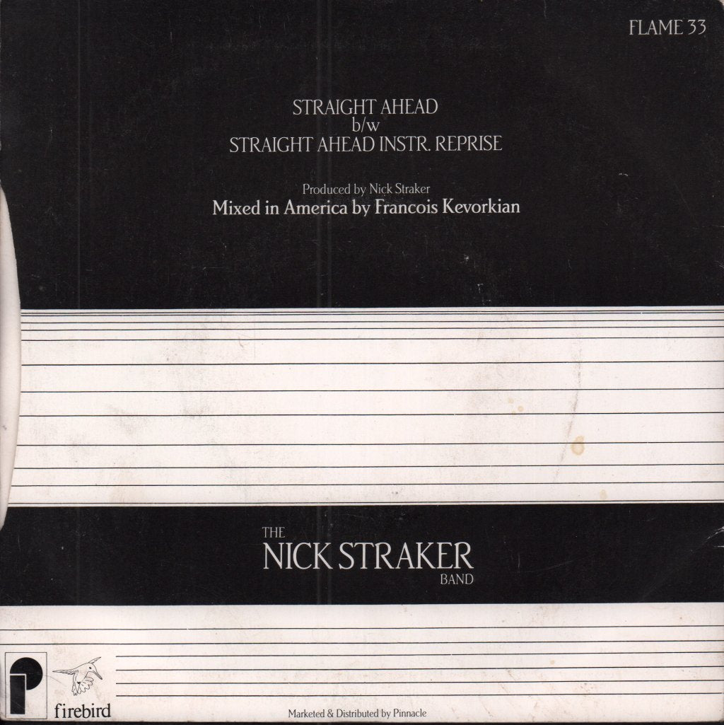 Nick Straker Band - Straight Ahead - 7 Inch