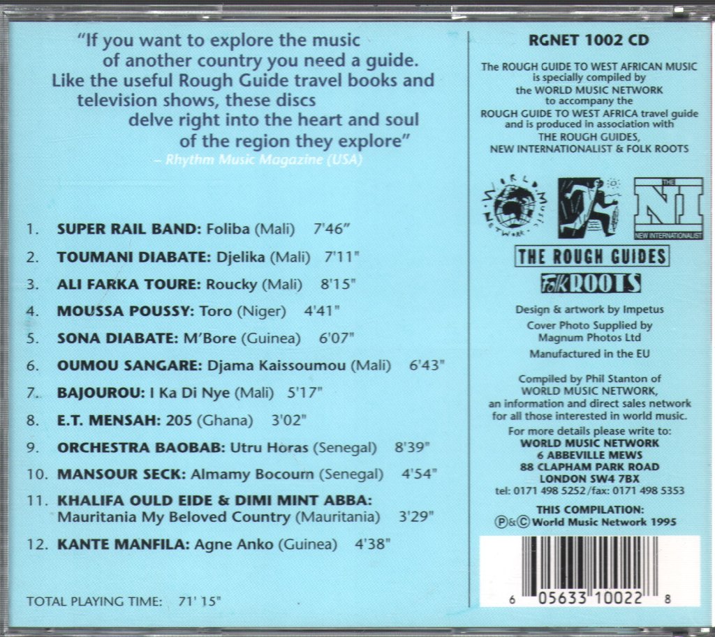 Various Artists - Rough Guide To West African Music - Cd