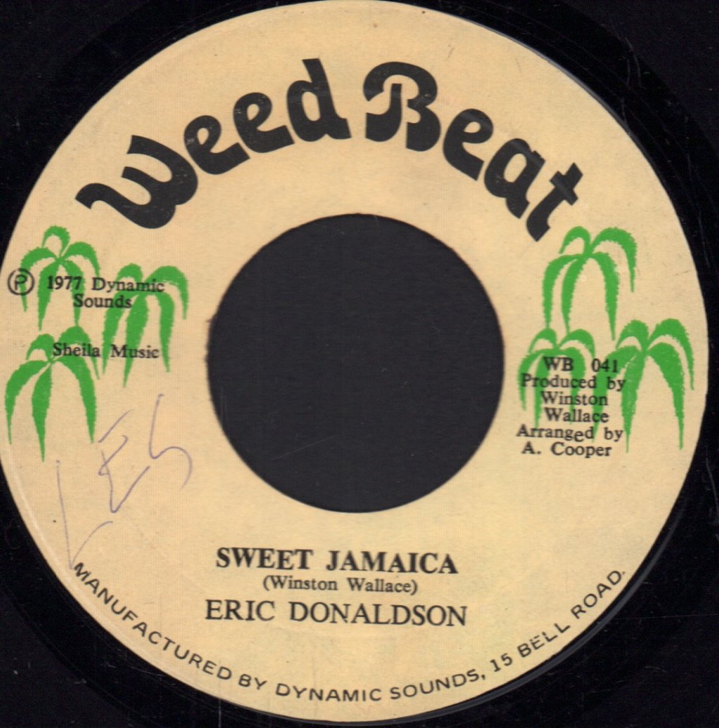 Eric Donaldson - Sweet Jamaica - 7 Inch