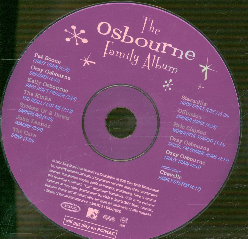 Various Artists - Osbourne Family Album - Cd