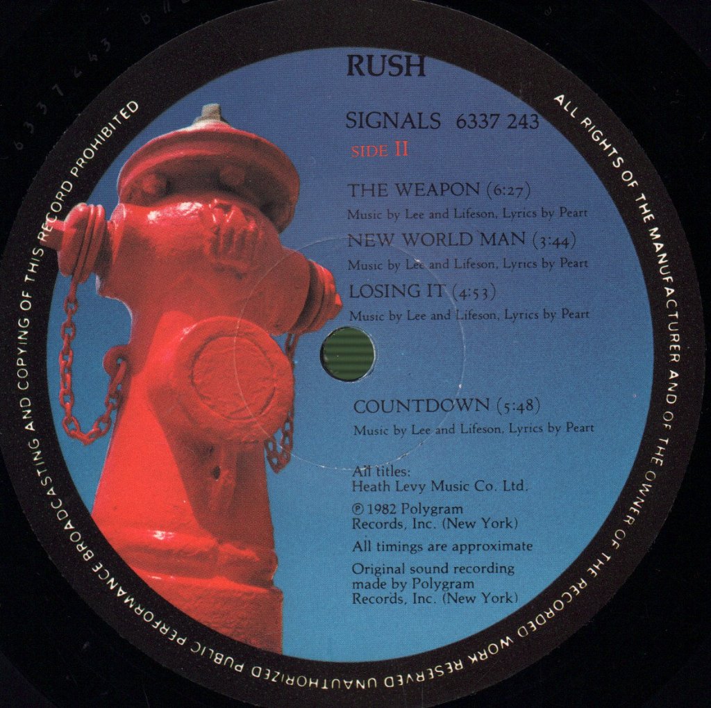 Rush - Signals - Lp