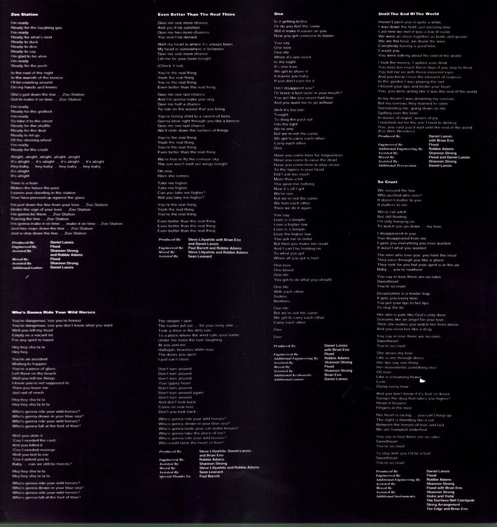 U2 - Achtung Baby - Lp