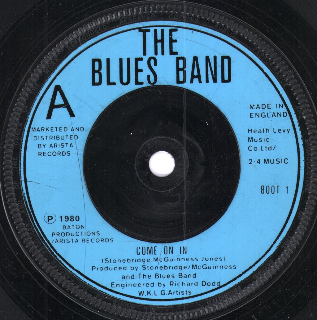 Blues Band - Come On In - 7 Inch
