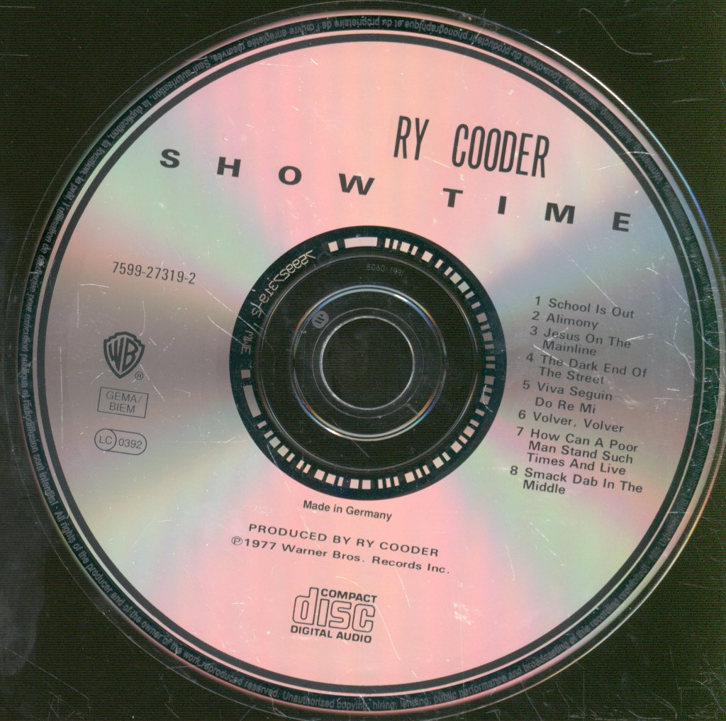 Ry Cooder - Show Time - Cd