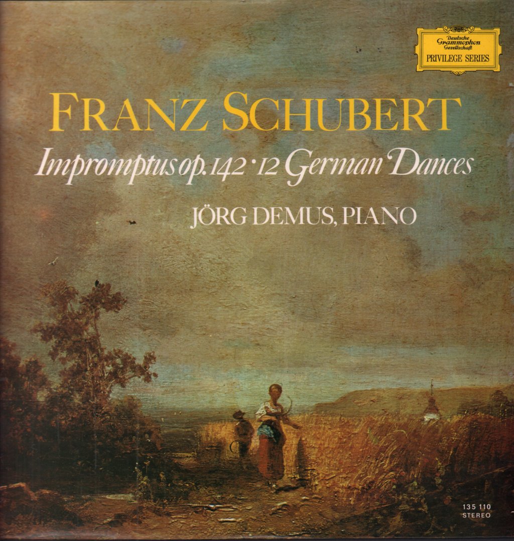 jorg demus - schubert Impromptus op. 142 - 12 German Dances - Lp