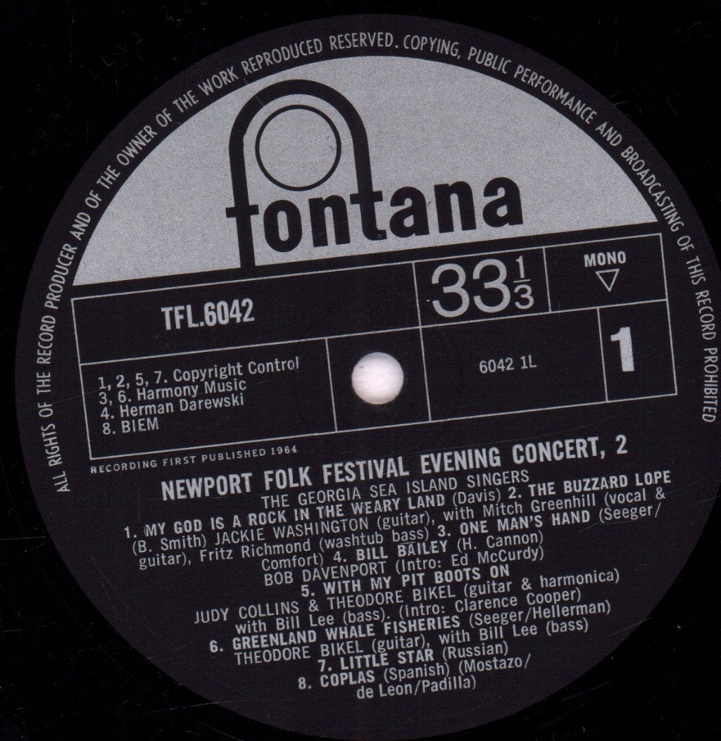 Various Artists - Newport Folk Festival-1963 Vol 2 - Lp
