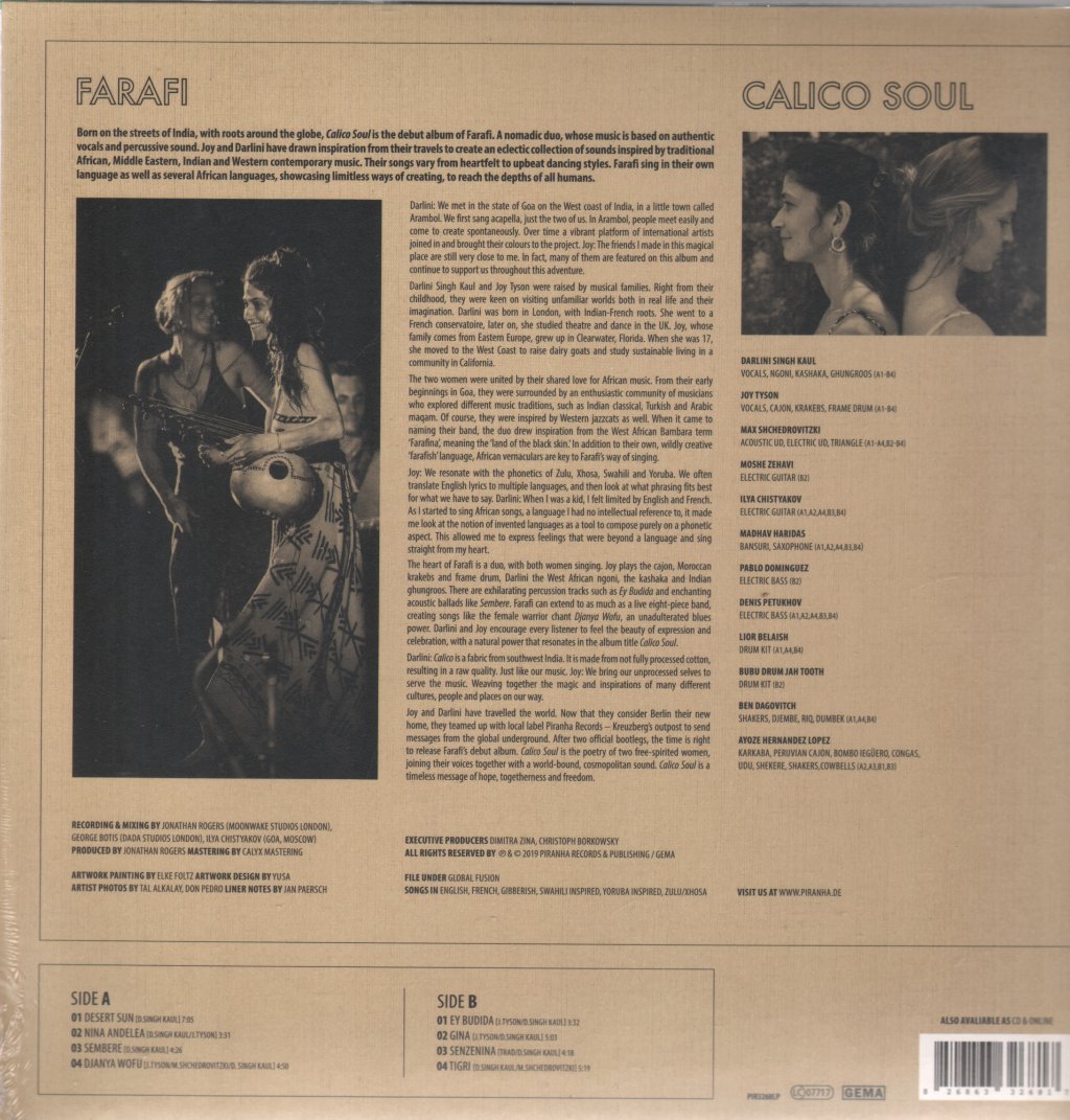 Farafi - Calico Soul - Lp