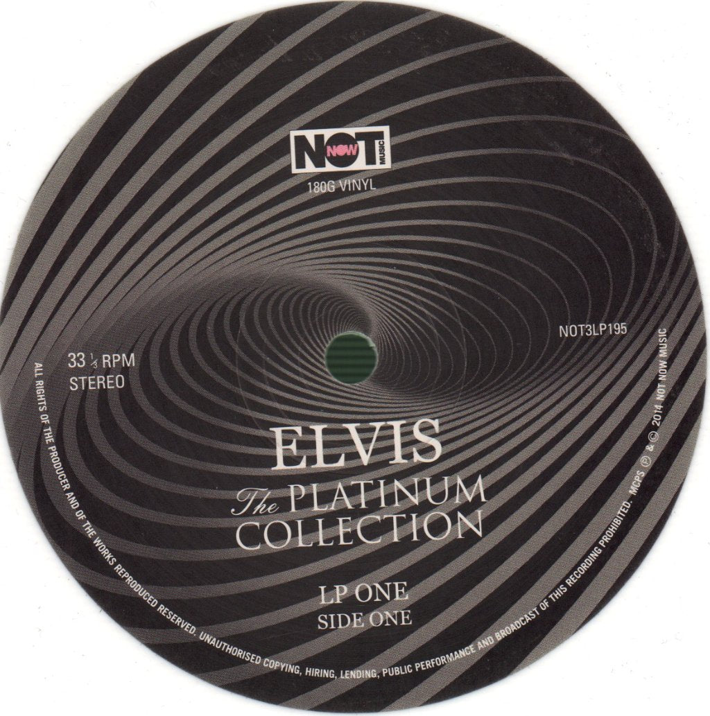 Elvis Presley - Platinum Collection - Triple Lp