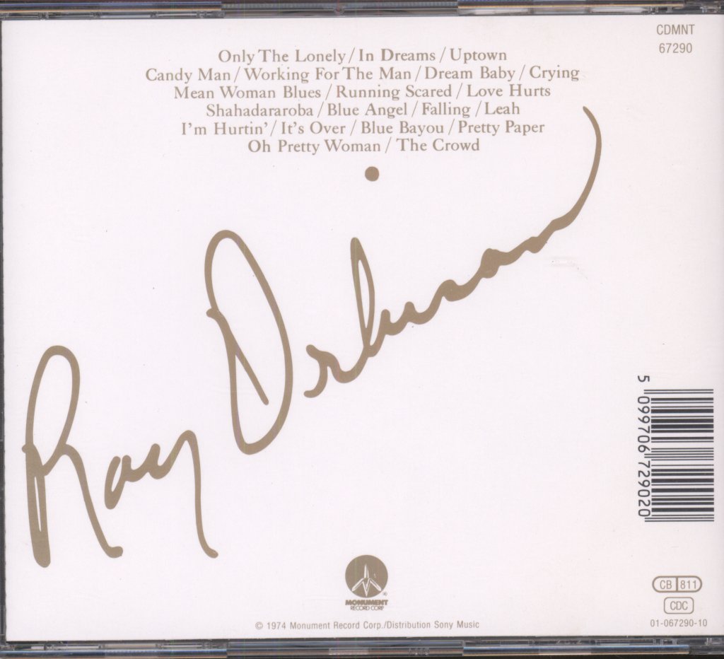 Roy Orbison - All-Time Greatest Hits Of Roy Orbison - Cd