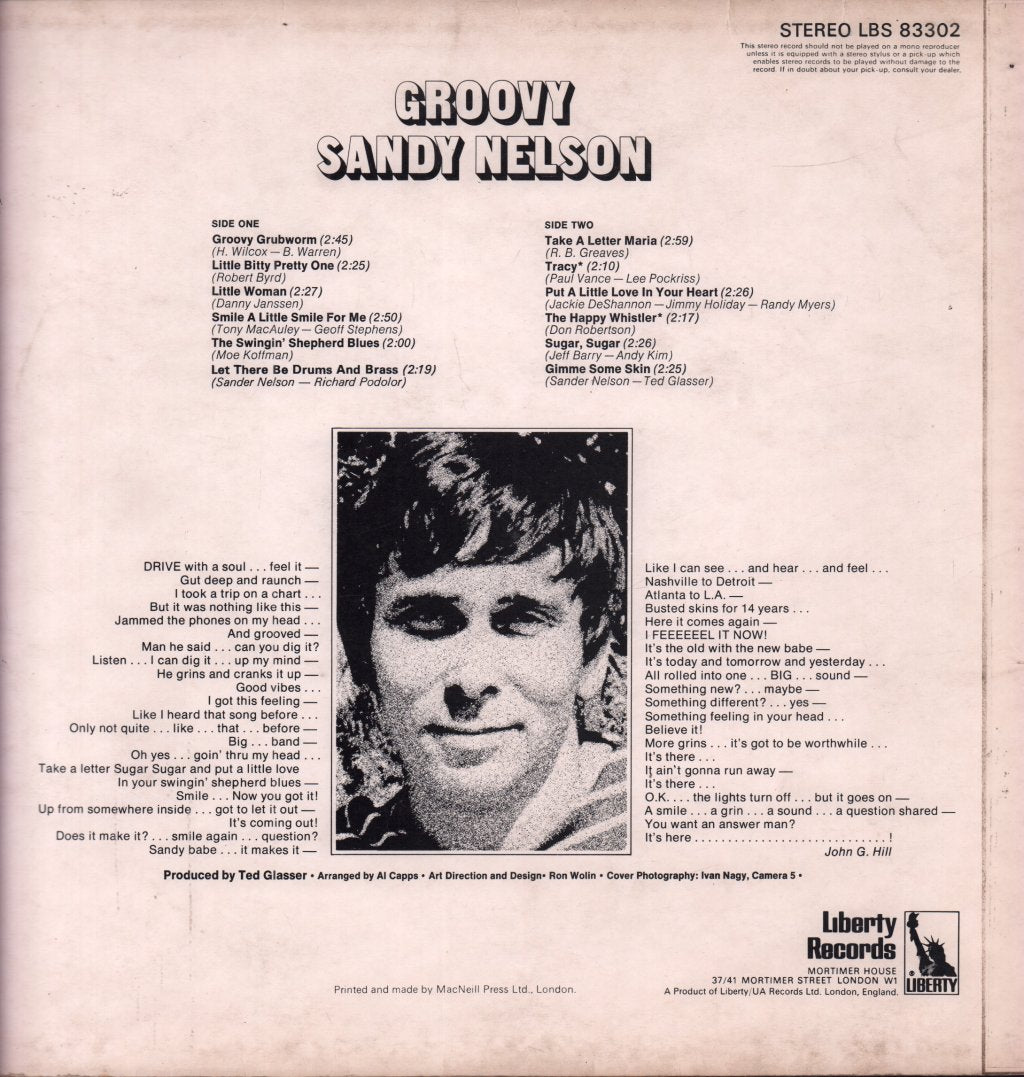 Sandy Nelson - Groovy - Lp