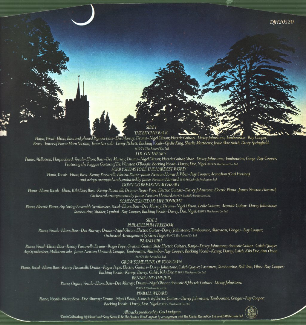 Elton John - Greatest Hits Volume 2 - Lp