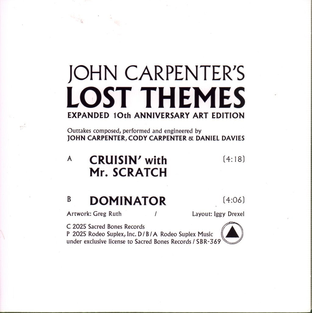John Carpenter - Lost Themes (Expanded 10th Anniversary Art Edition) - Lp