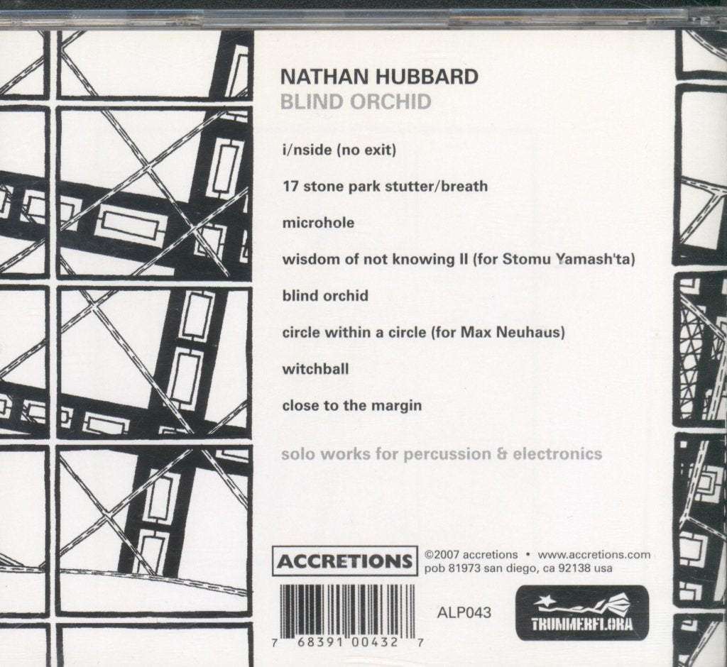Nathan Hubbard - Blind Orchid - Cd