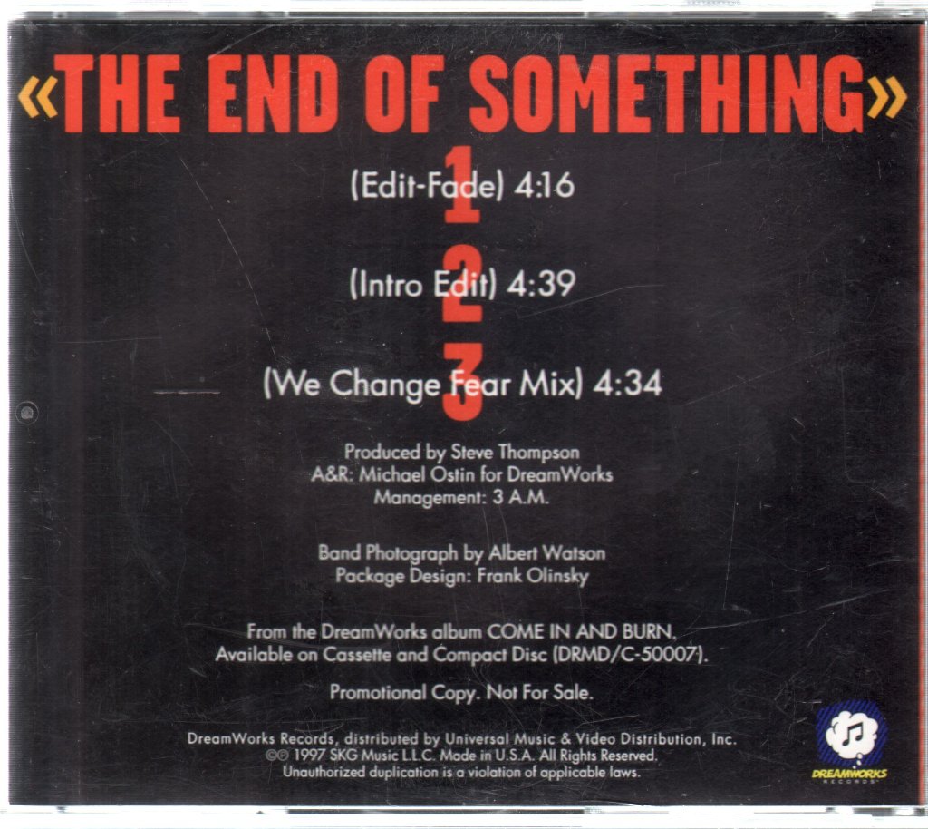 Rollins Band - End Of Something - Cd