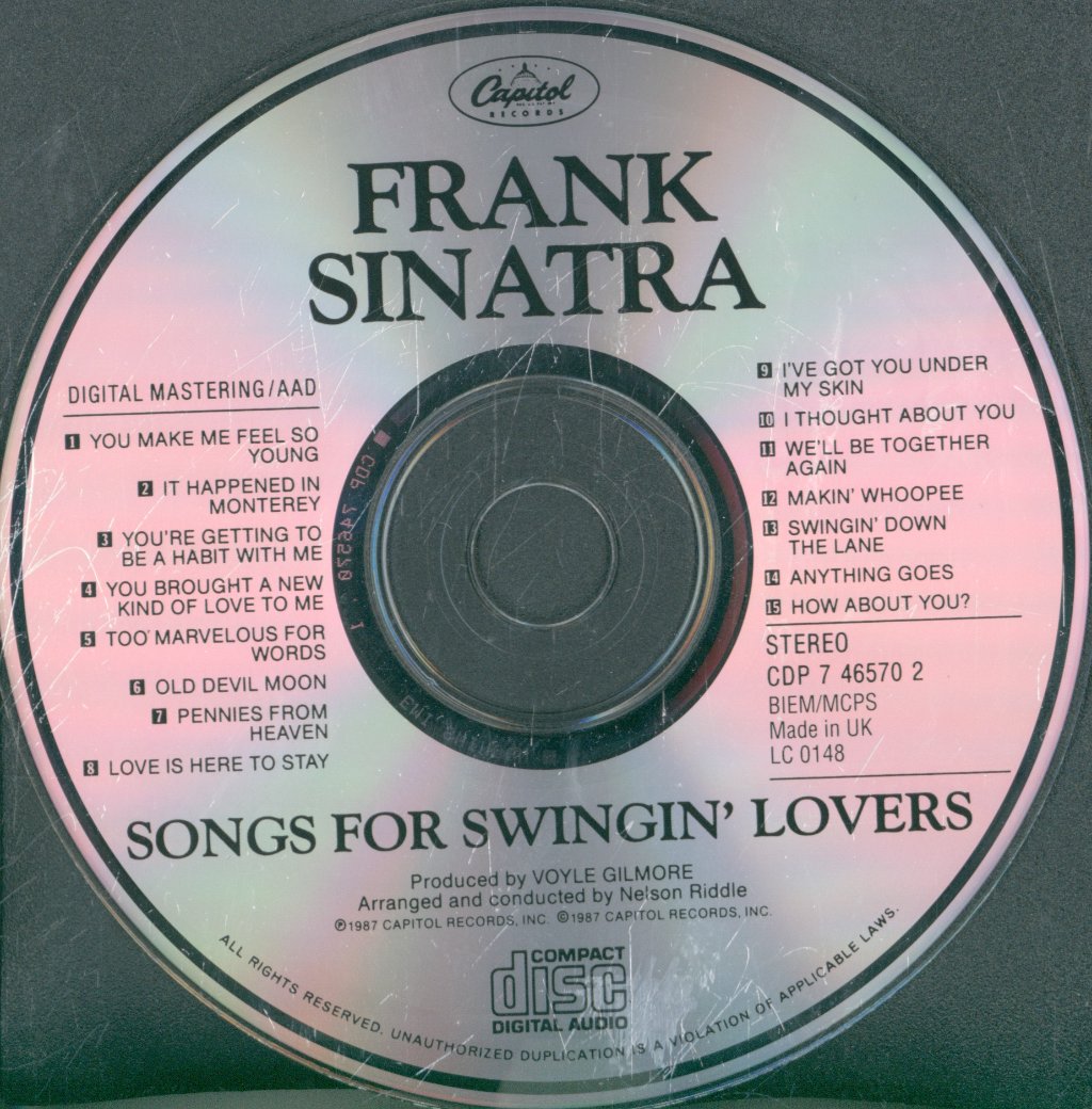 Frank Sinatra - Songs For Swingin' Lovers - Cd