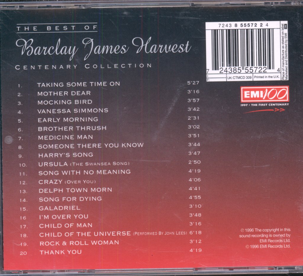 Barclay James Harvest - Best Of Barclay James Harvest - Cd