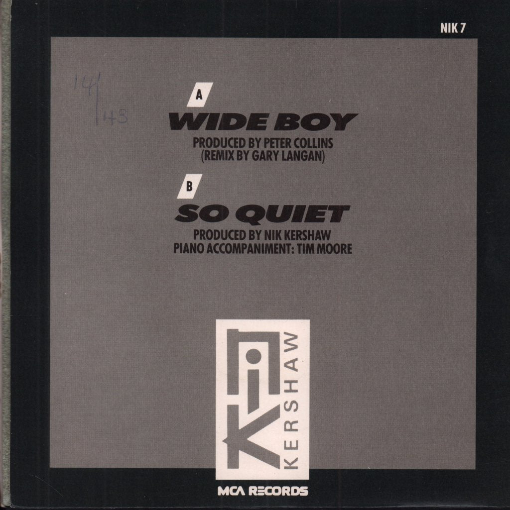 Nik Kershaw - Wide Boy - 7 Inch