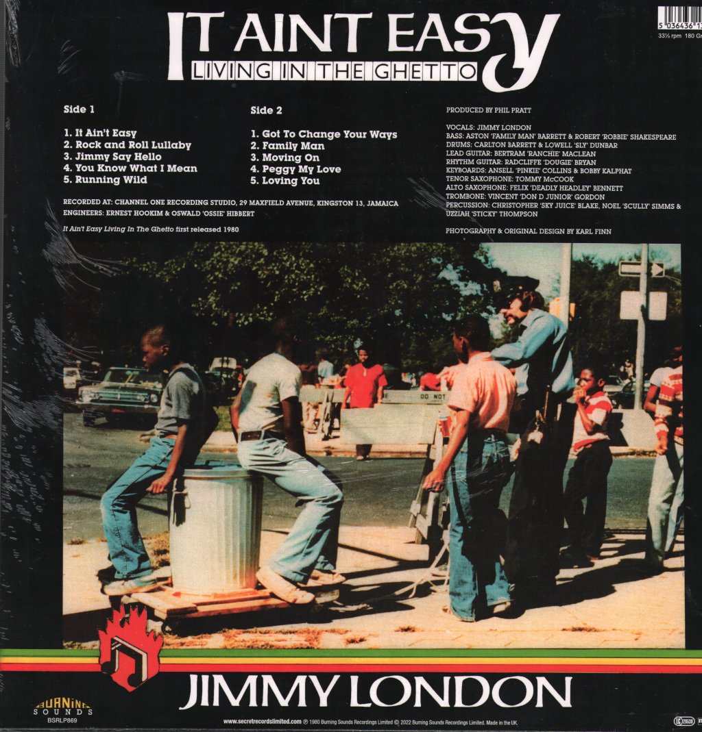 Jimmy London - It Ain't Easy Living In the Ghetto - Lp
