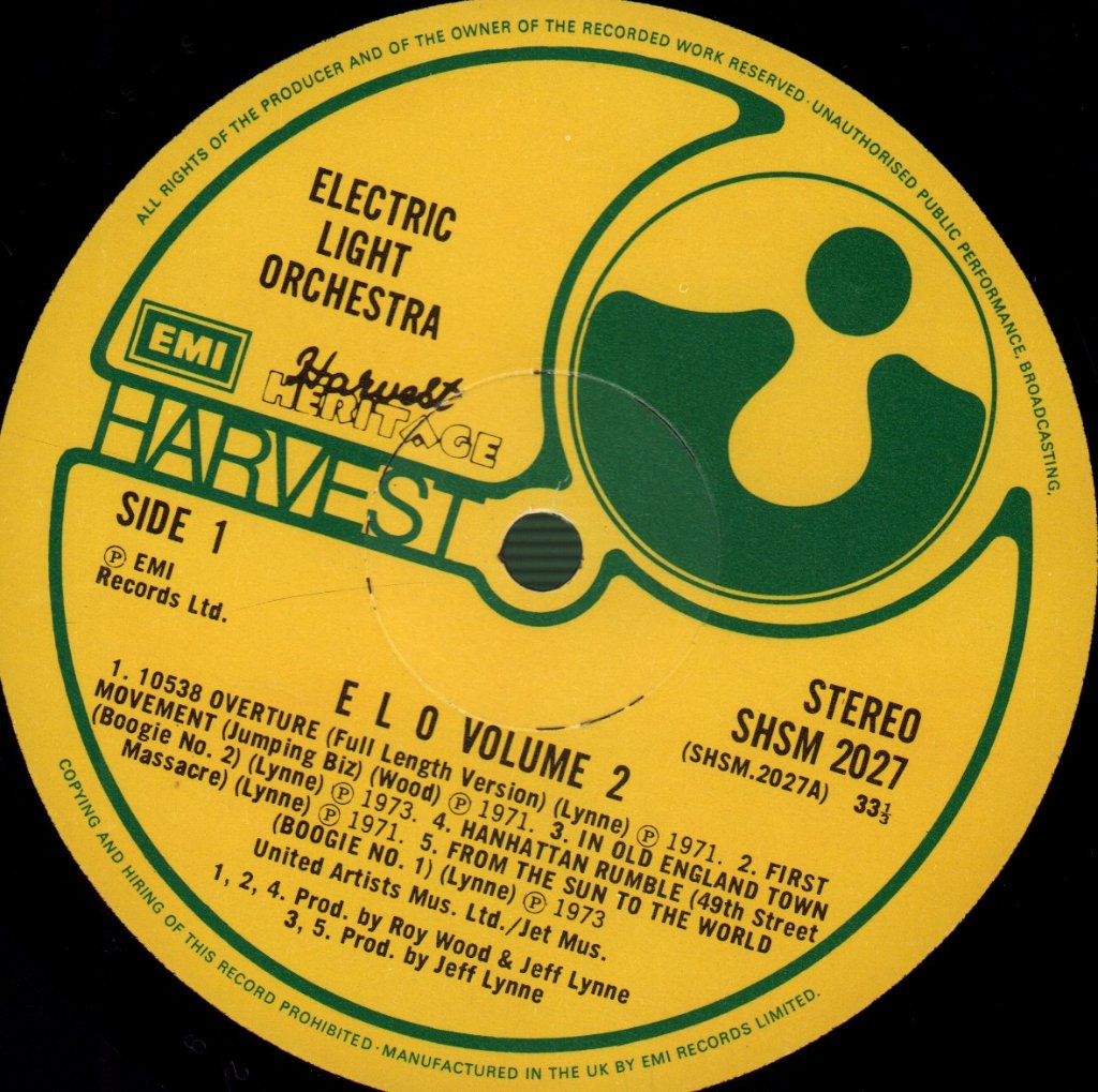 Electric Light Orchestra - Light Shines On Vol 2 - Lp