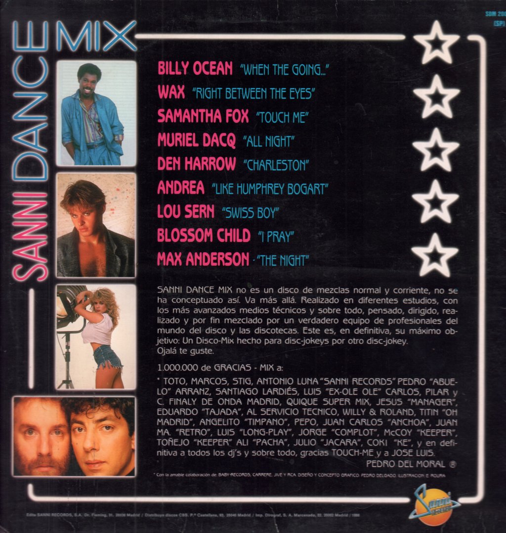 Various Artists - Sanni Dance Mix - Lp