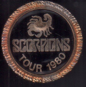 Scorpions - tour 1980 - Badge