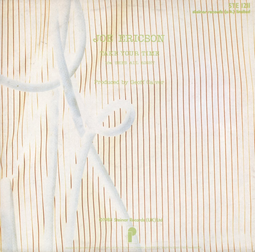 Joe Ericson - Take Your Time - 12 Inch