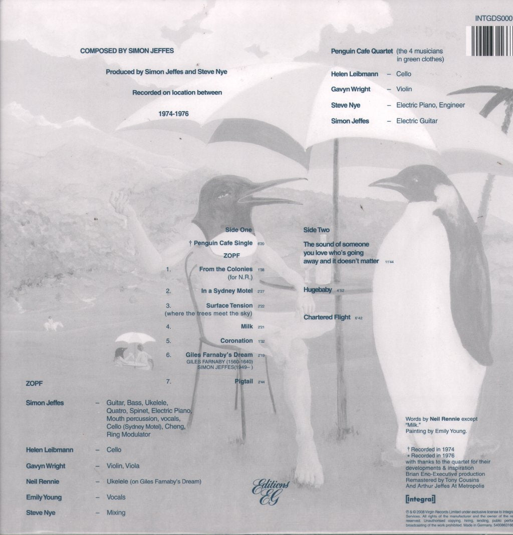 Penguin Cafe Orchestra - Music From the Penguin Cafe - Lp