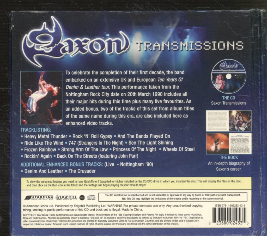 Saxon - Transmissions - Cd