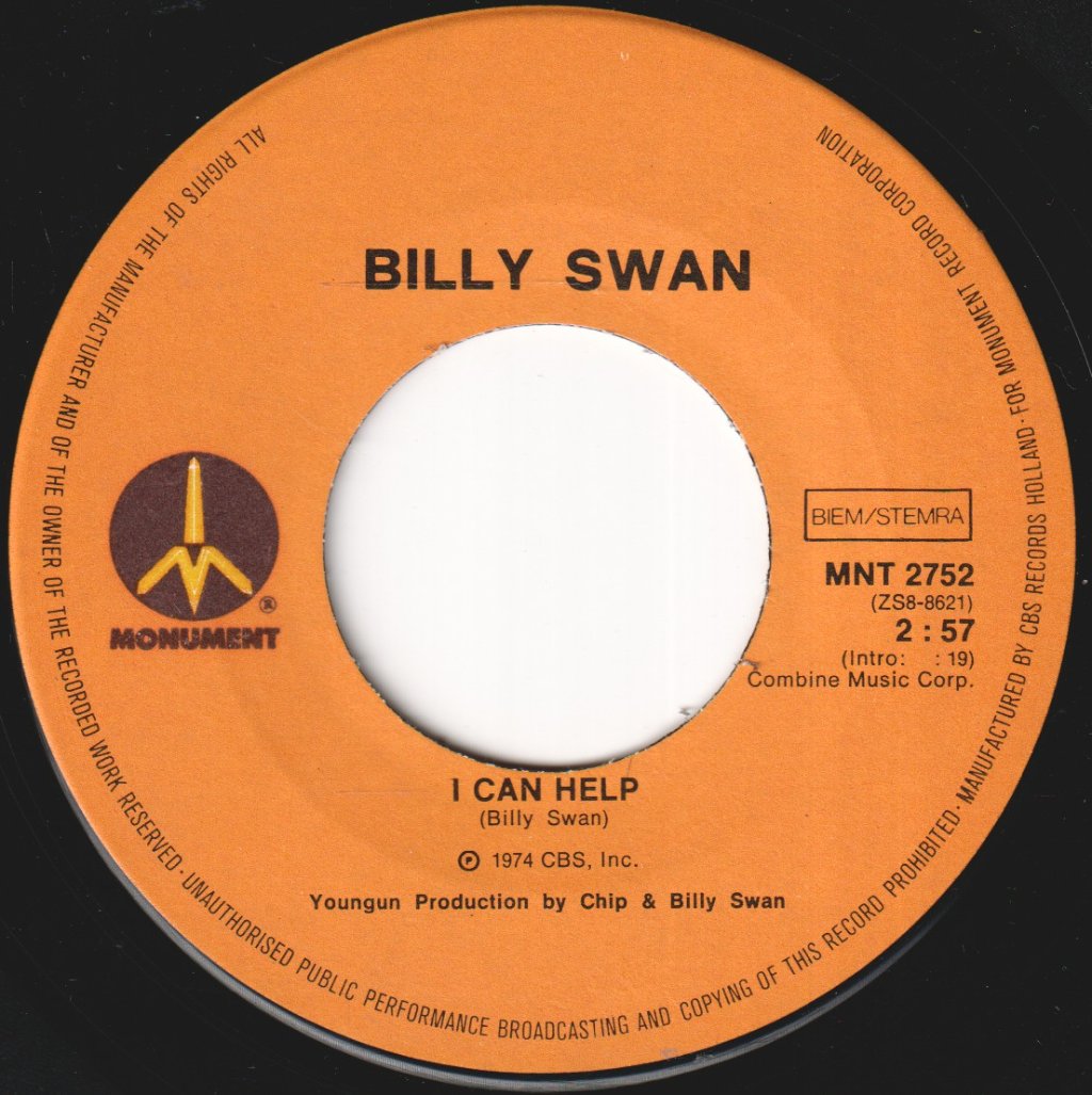 Billy Swan - I Can Help - 7 Inch