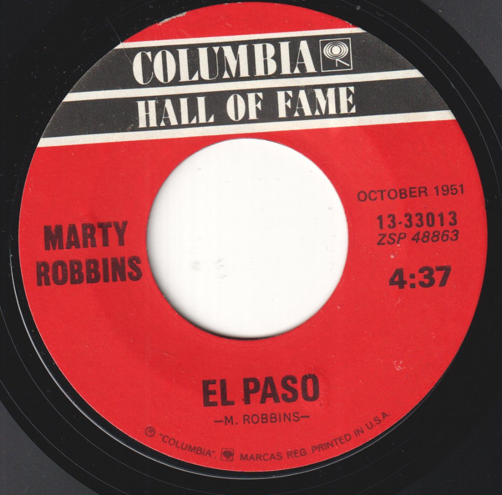 Marty Robbins - El Paso / A White Sport Coat (And A Pink Carnation) - 7 Inch