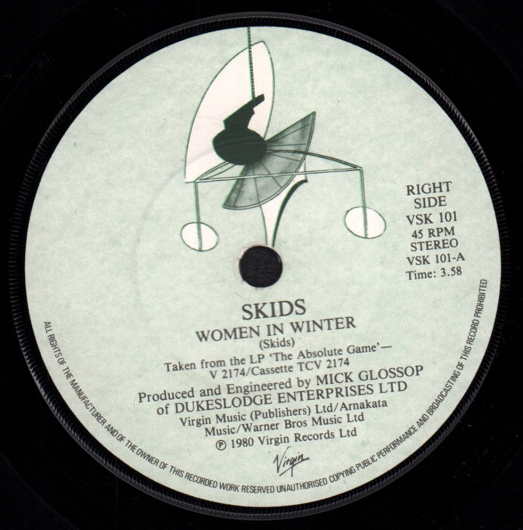Skids - Woman In Winter - 7 Inch