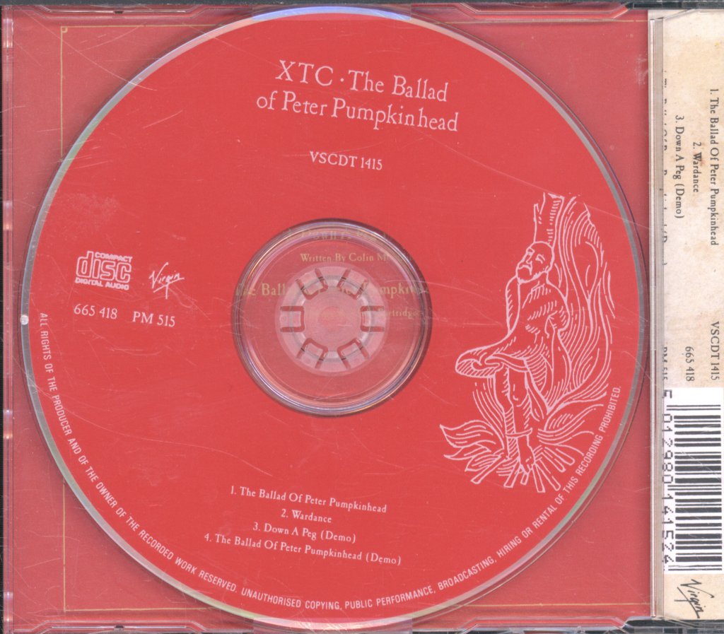 XTC - Ballad Of Peter Pumpkinhead - Cd