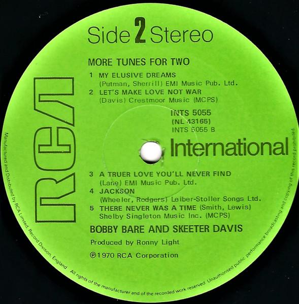 Bobby Bare And Skeeter Davis - More Tunes For Two - Lp