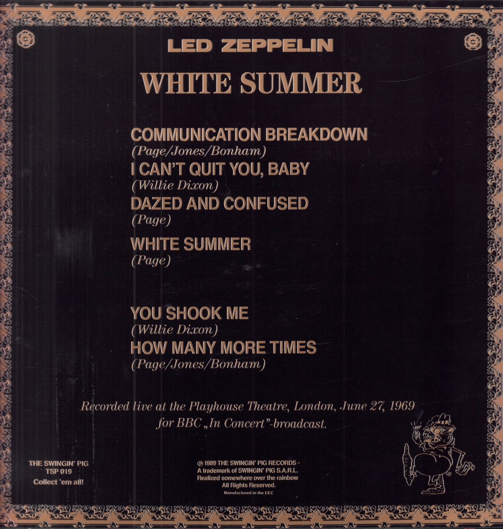 Led Zeppelin - White Summer - Lp