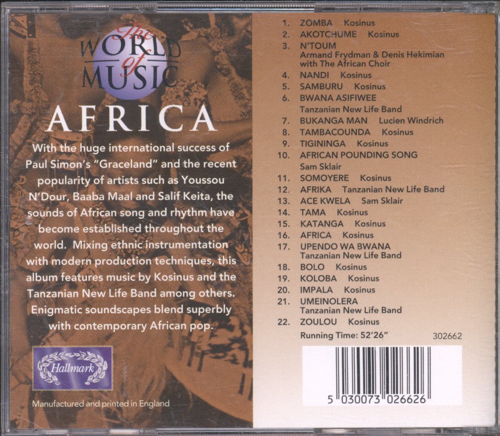 Various Artists - Africa - Cd