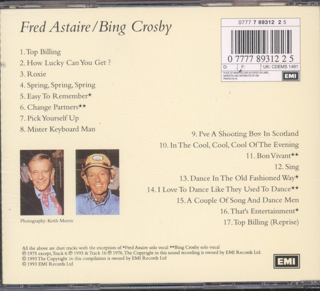 Bing Crosby / Fred Astaire - How Lucky Can You Get? - Cd