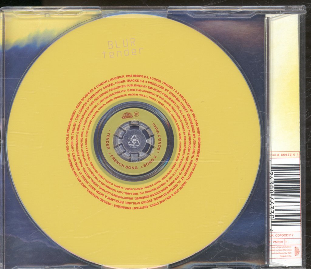 Blur - Tender - Cd