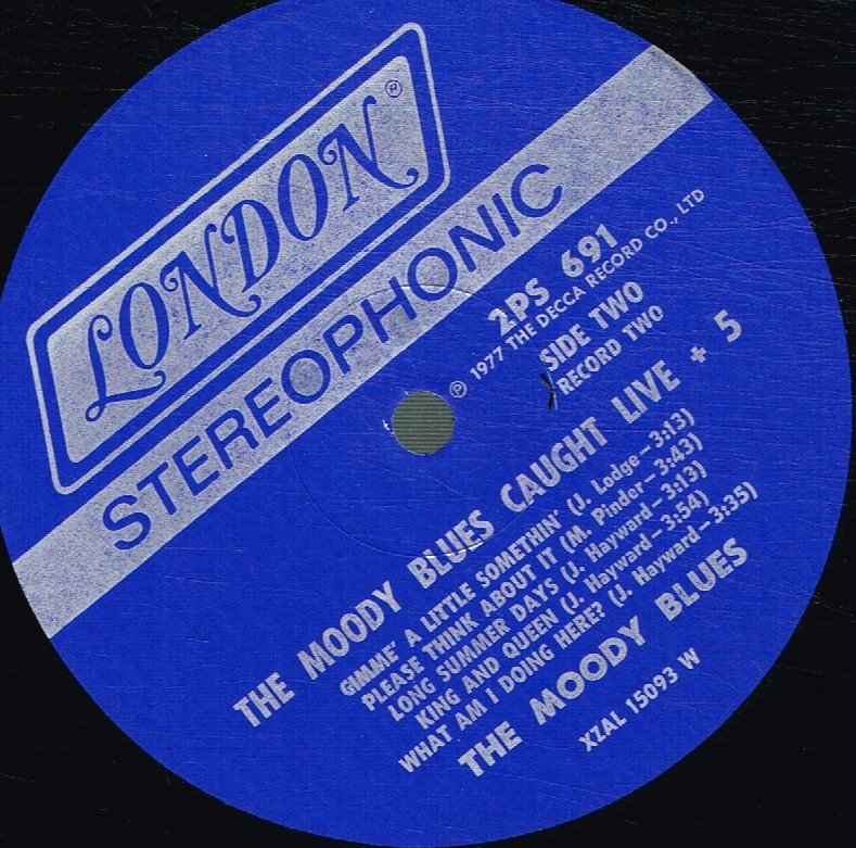 Moody Blues - Caught Live +5 - Double Lp