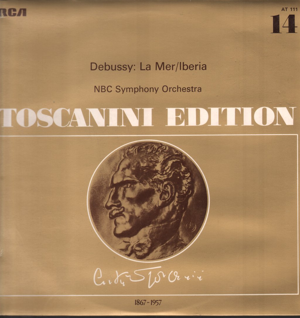 Arturo Toscanini / NBC Symphony Orchestra - Debussy - La Mer / Iberia - Lp