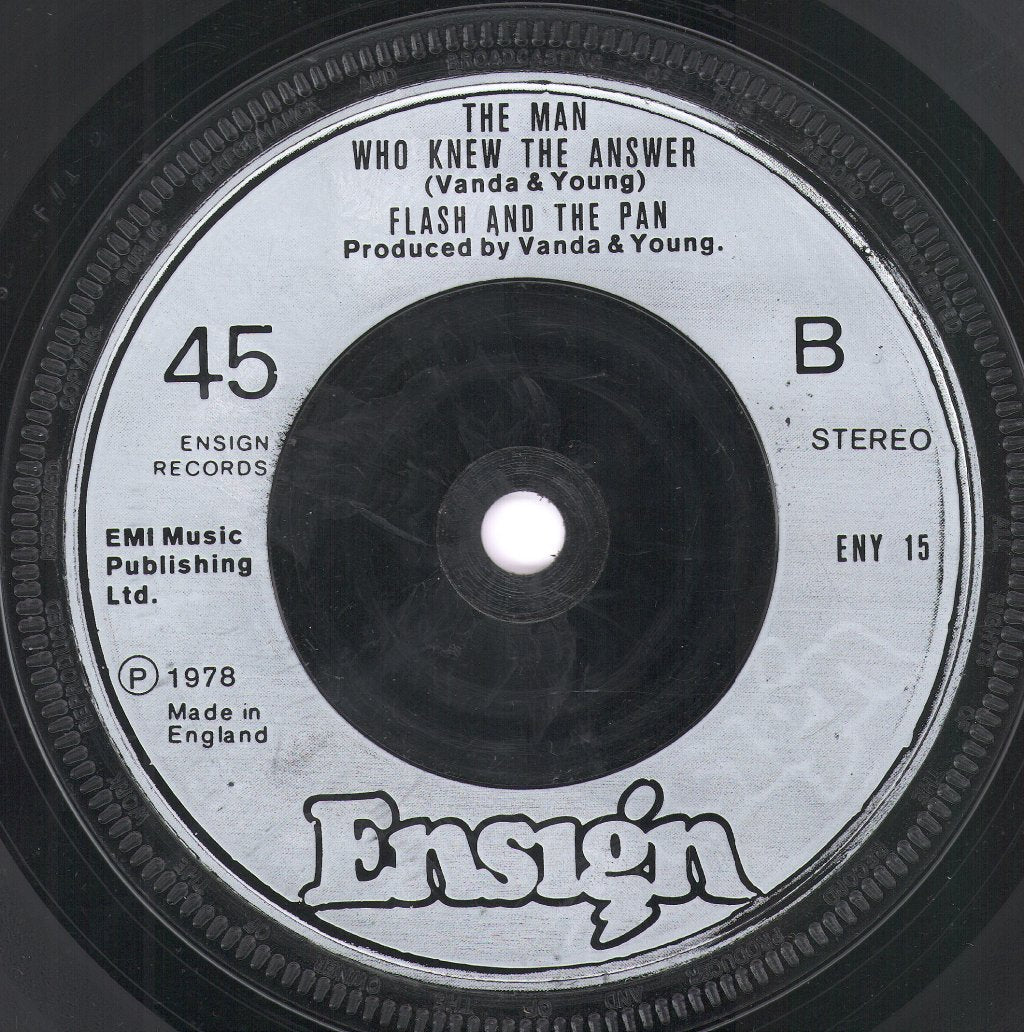 Flash And The Pan - And The Band Played On - 7 Inch