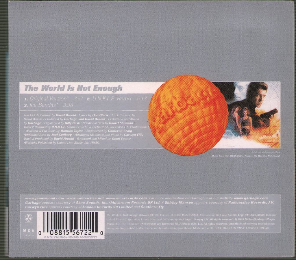 Garbage - World Is Not Enough - Cd