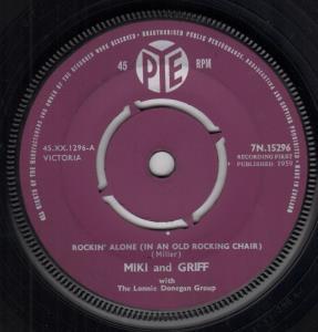 Miki And Griff - Rockin Alone - 7 Inch